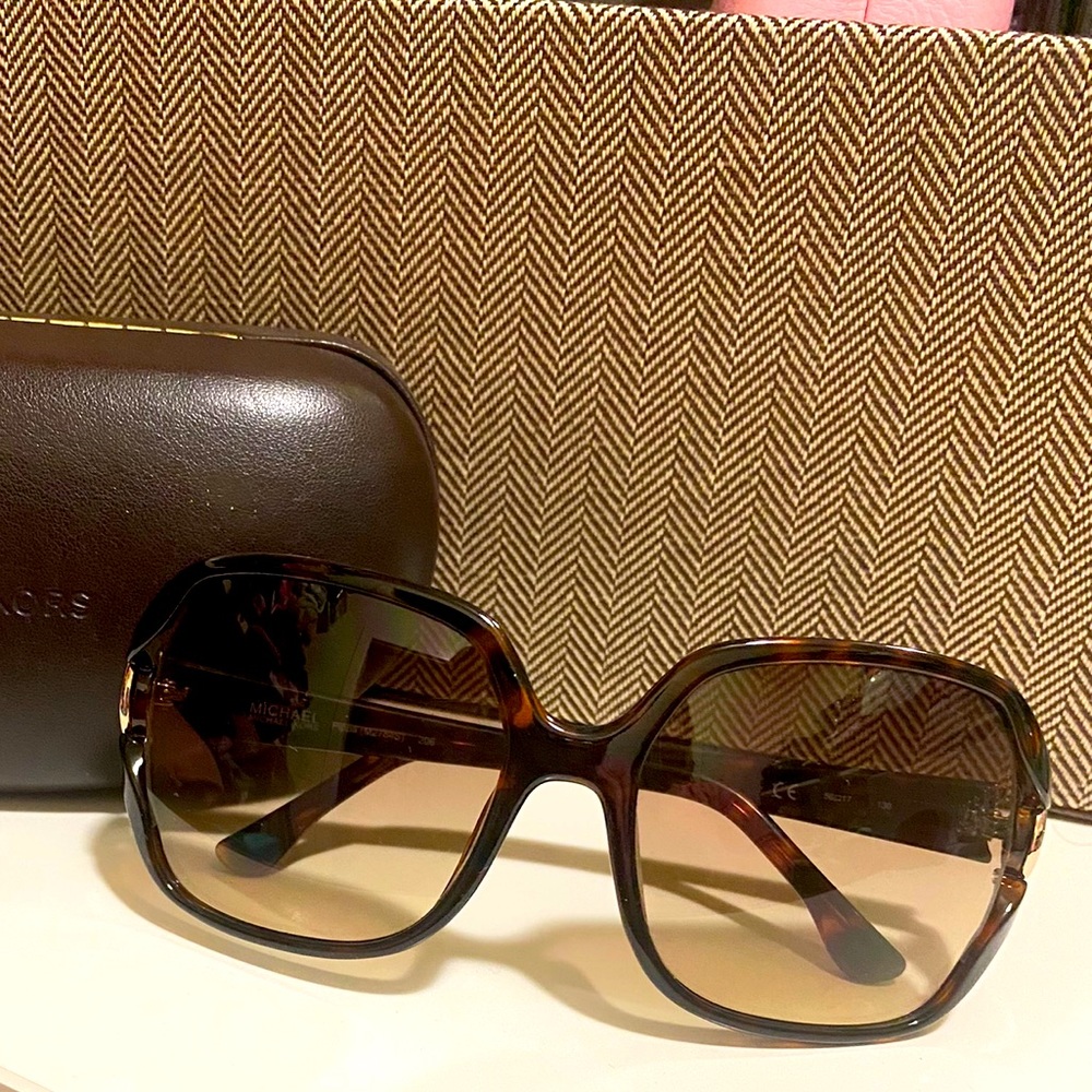 Michael Kors tortoise brown sunglasses